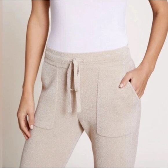 Barefoot Dreams Blocked Pants Womens Jogger Cozychic Ultra Lite Knit Large L - Picture 2 of 8